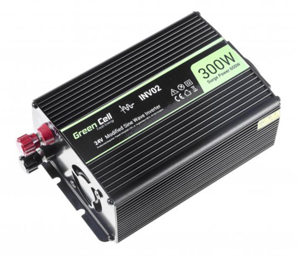 Green Cell Przetwornica napięcia 24V na 230V 300W/600W - 548208 - zdjęcie 2